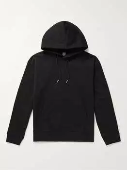 Худи из органического хлопкового трикотажа Owl ARKET, черный