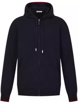 Худи из шерсти мериноса Bally, синий