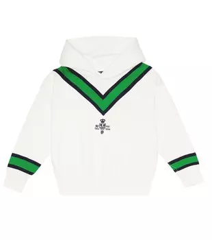 Худи из смесового хлопка Polo Ralph Lauren, белый