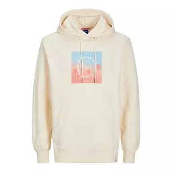 Худи Jack & Jones Aruba Sunset Branding, бежевый