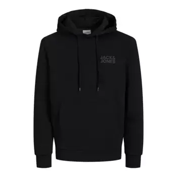 Худи Jack & Jones Corp Logo Plus Size, черный