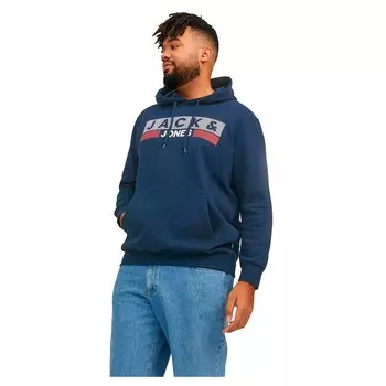 Худи Jack & Jones Large Size Corp Logo, синий