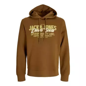 Худи Jack & Jones Logo 2 Col, коричневый