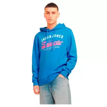 Худи Jack & Jones Logo 2 Col, синий