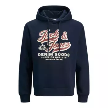 Худи Jack & Jones Logo 2 Col, синий