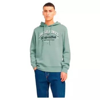 Худи Jack & Jones Logo 2 Col, зеленый