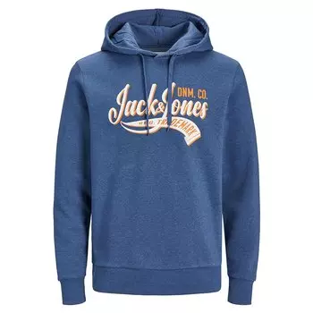 Худи Jack & Jones Logo 2 Plus, синий