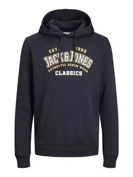 Худи Jack & Jones Logo, темно-синий