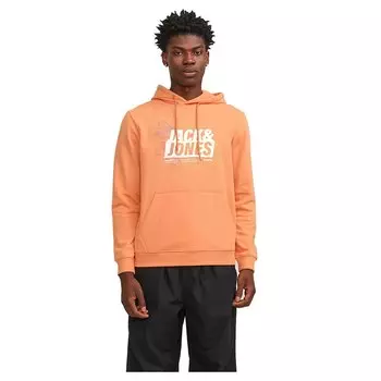 Худи Jack & Jones Map Logo, оранжевый