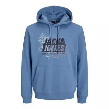 Худи Jack & Jones Map Logo, синий