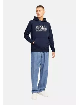 Худи Jack & Jones Outdoor, темно-синий