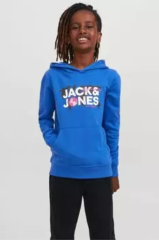Худи Jack & Jones с логотипом Jack & Jones Junior, синий