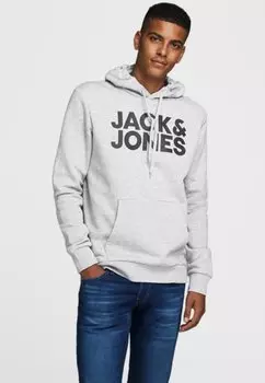 Худи Jack & Jones, светло-серый