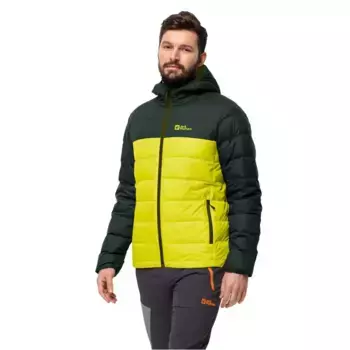 Худи Jack Wolfskin Ather Down, желтый/черный