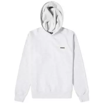 Худи Jacquemus Gros Grain Logo, серый
