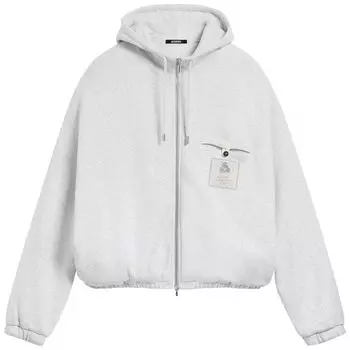 Худи Jacquemus Le Hoodie Torneo 'Athletic Club Grey', серый