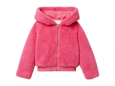 Худи Janie and Jack, Cropped Faux Fur Hoodie