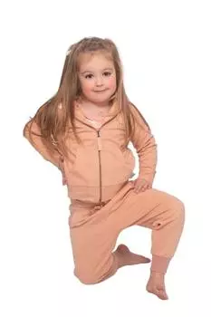 Худи Jersey Lounge из органического хлопка Luca and Rosa, розовый