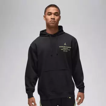 Худи Jordan Dri-FIT Sport Fleece, черный/зеленый