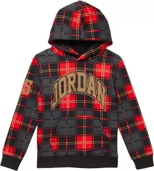 Худи Jordan Essentials Plaid Pullover Hoodie, черный