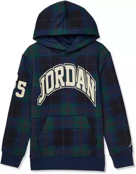 Худи Jordan Essentials Plaid Pullover Hoodie, цвет Obsidian