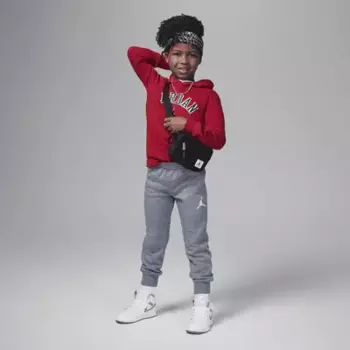 Худи Jordan Little Kids' 2-Piece Hoodie Set, цвет Carbon Heather
