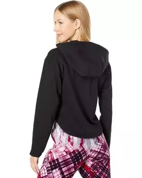 Худи Juicy Couture Hi-Lo Shirt Tail Hem Hoodie, цвет Liquorice
