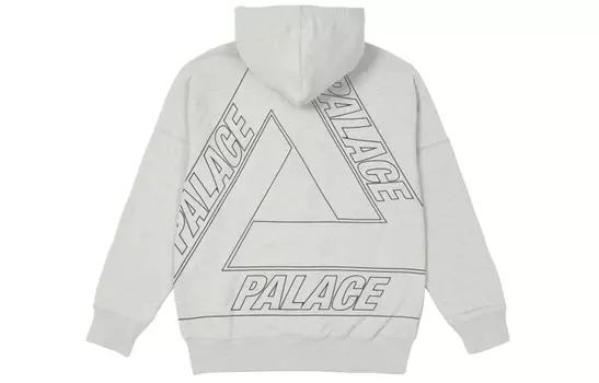 Худи Jumbo Tri Ferg Drop Shoulder Hood PALACE, серый