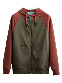 Худи Kaft Zip-Up Hoodie Kleuzip, хаки
