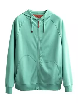 Худи Kaft Zip-Up Hoodie, зеленый