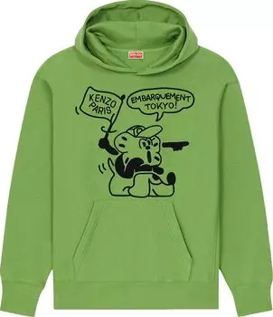 Худи Kenzo Boke Boy Travels Oversize Hoodie 'Green', зеленый