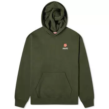 Худи Kenzo Boke Flower Popover, оливковое