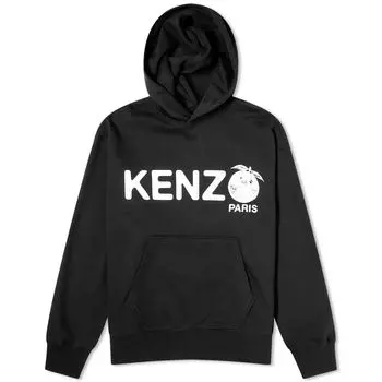 Худи Kenzo Orange Popover Hoody, черный