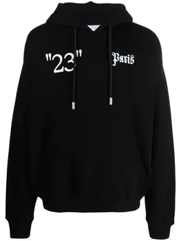 Худи Kit Paris Off-White, черный