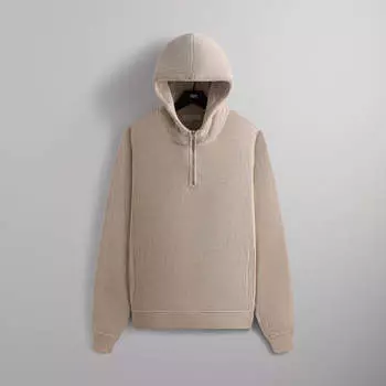 Худи Kith Bonded Waffle Coleman Quarter Zip Hoodie, цвет Session