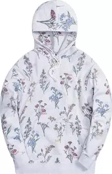 Худи Kith Botanical Floral Williams III Hoodie 'Light Heather', серый