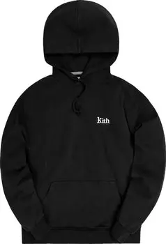 Худи Kith Compact Knit Williams III Hoodie 'Black', черный