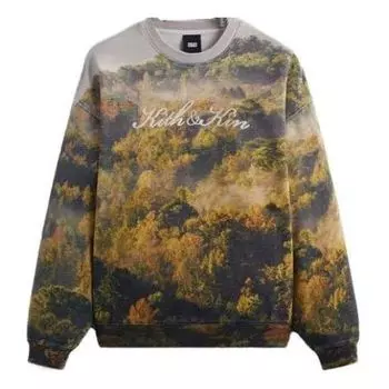Худи KITH Foliage Nelson Crewneck 'Laurel', разноцветный