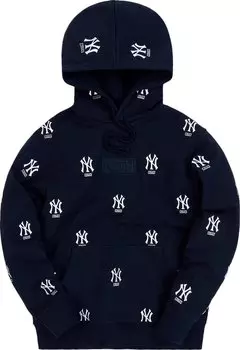 Худи Kith For Major League Baseball New York Yankees Monogram Hoodie 'Navy', синий