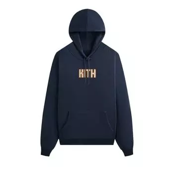 Худи Kith For The New York Knicks Wingman Vintage Nelson Hoodie 'Nocturnal', синий