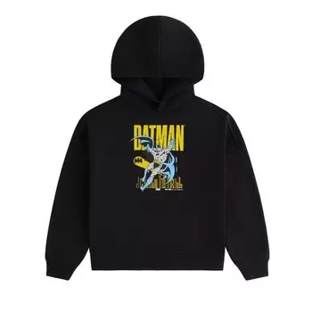 Худи Kith Kids x Batman Classic Vintage Hoodie Black, черный