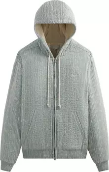 Худи Kith Slub Boucle Sierra Zip 'Glaze', зеленый