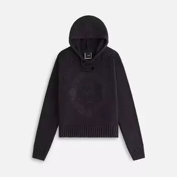 Худи Kith Women Celyse Crest Sweater Hoodie, черный