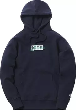 Худи Kith x Sadelles Hoodie 'Navy', синий