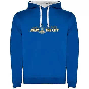 Худи Kruskis Away From City Bicolor, синий