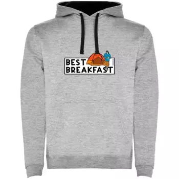 Худи Kruskis Best Breakfast, серый