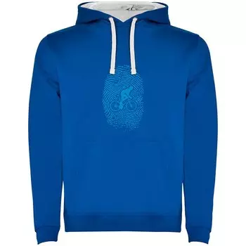 Худи Kruskis Biker Fingerprint Two-Colour, синий