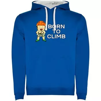 Худи Kruskis Born To Climb Two-Colour, синий