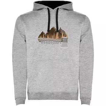 Худи Kruskis Bushcraft Bicolor, серый