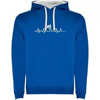 Худи Kruskis Climbing Heartbeat Two-Colour, синий